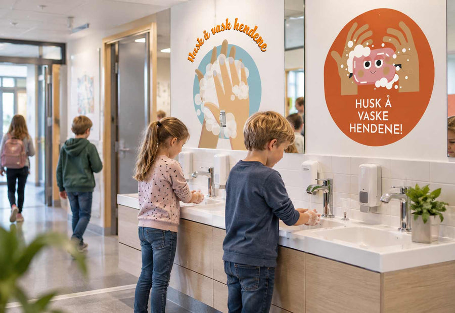Tydelig informasjon på veggen