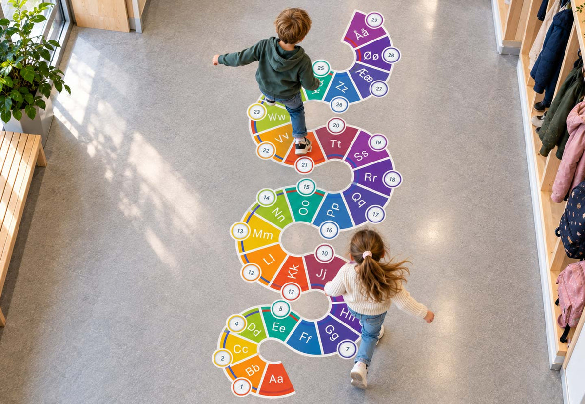 Tall- og bokstavslange i bruk som aktiv matematikk og leseopplæring med kroppen i skolemiljøet