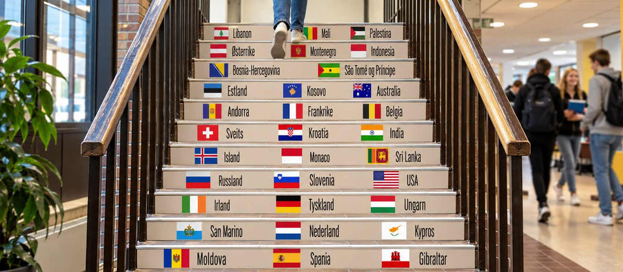 Trappen som viser hvem vi er