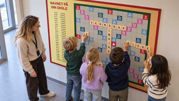Magnetiske bokstavbrikker