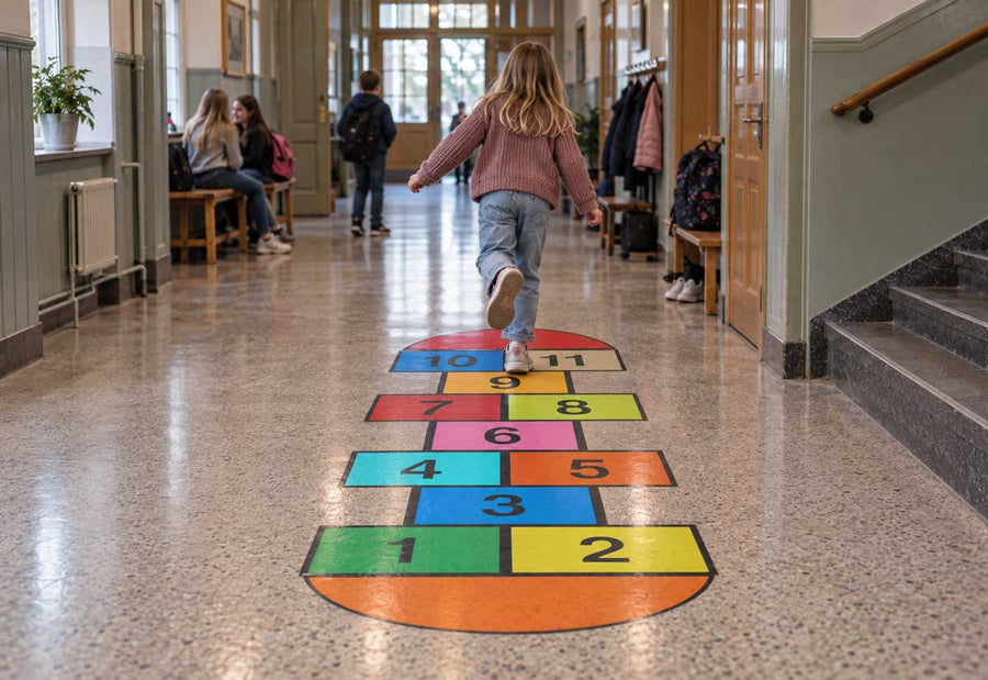 Et trygt første møte med tall og hopping